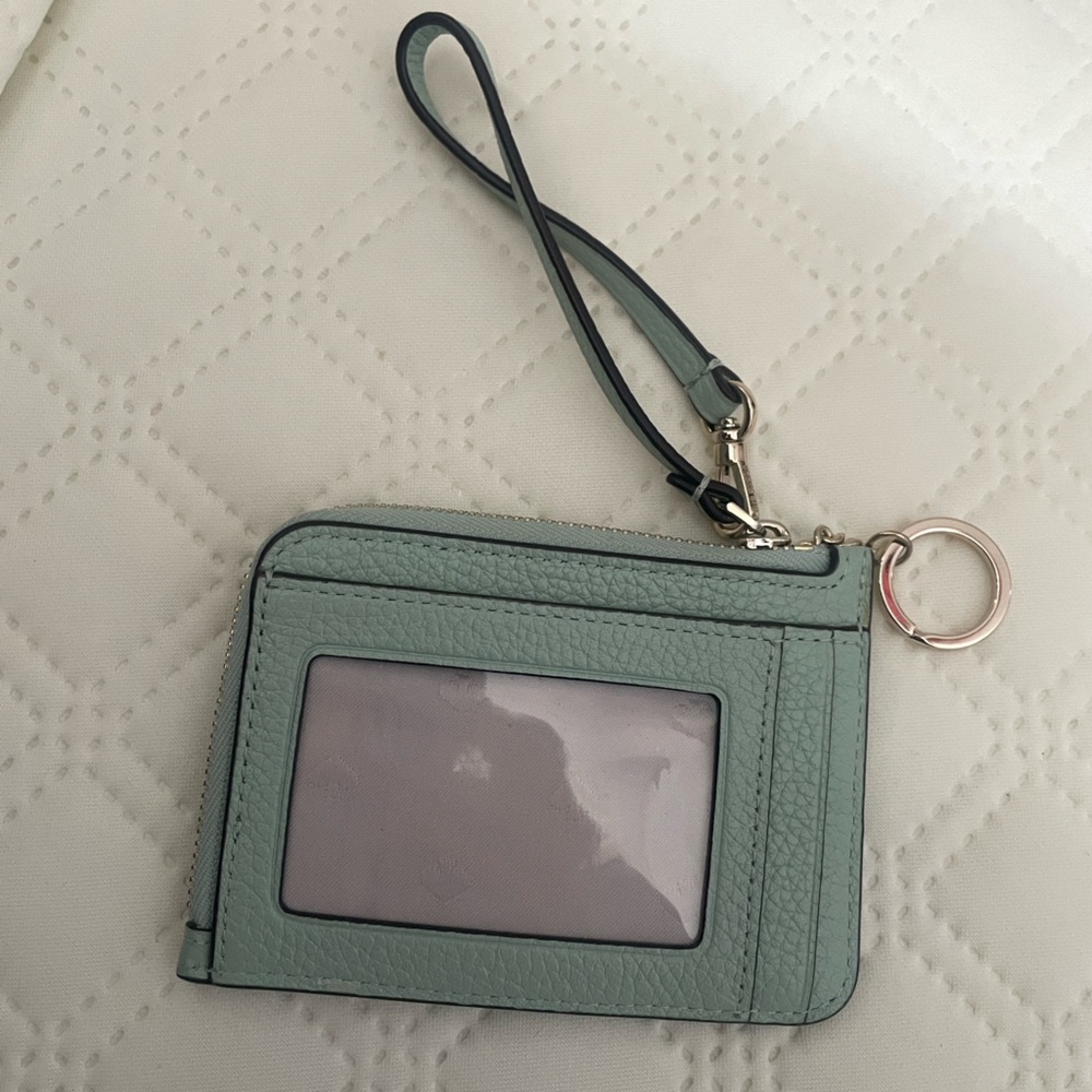KATE SPADE LEILA PEBBLED leather cardholder wristlet - Picture 3 of 3